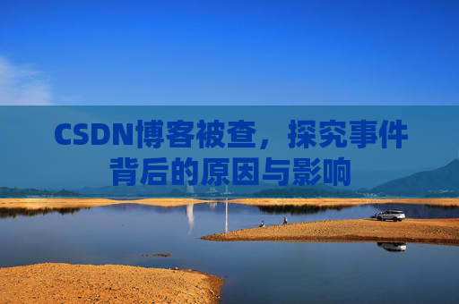 CSDN博客被查，探究事件背后的原因与影响